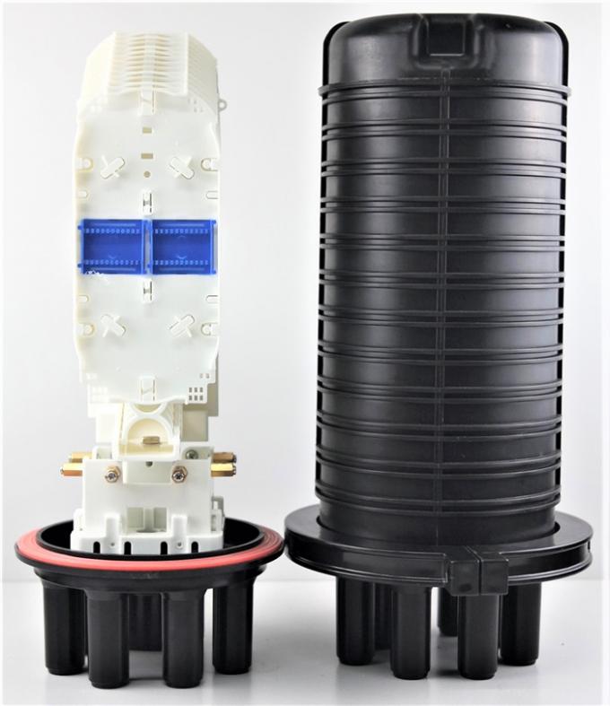 Der Spleißschließung pp. der Haubengleitringdichtung Gummi sillicon ABS aus optischen Fasern, obenliegende 505 (L) xd200mm max288core, GJS20-DM0