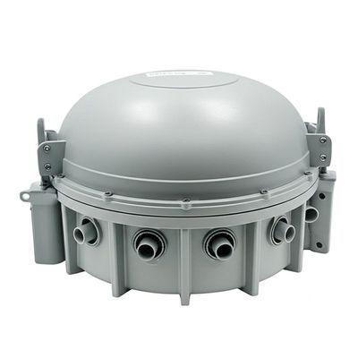 Glasfaser-Spleißbox (Kuppel) mit maximal 9 Trays, Schutzart IP68 und Faseranzahl von 12 bis 288 Fasern